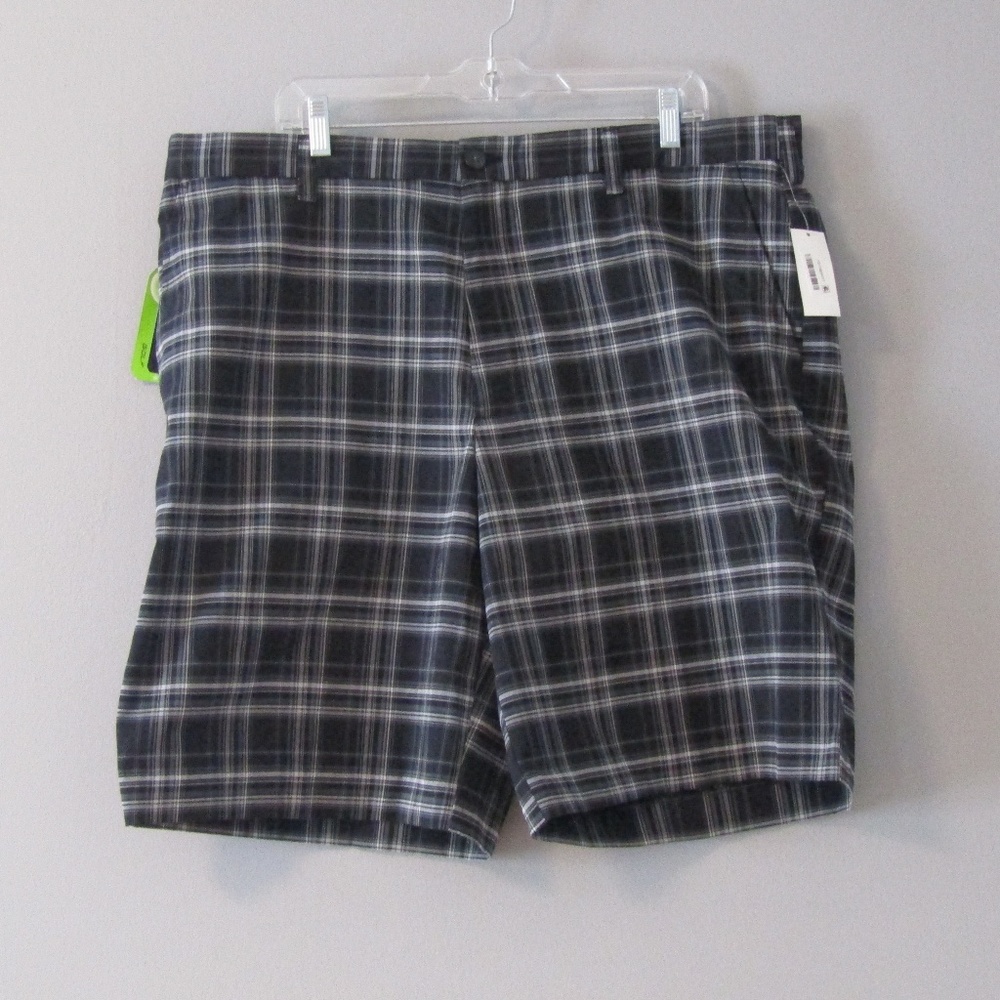 NEW IZOD Golf PerformX UPF 50 Plaid Shorts Size 40